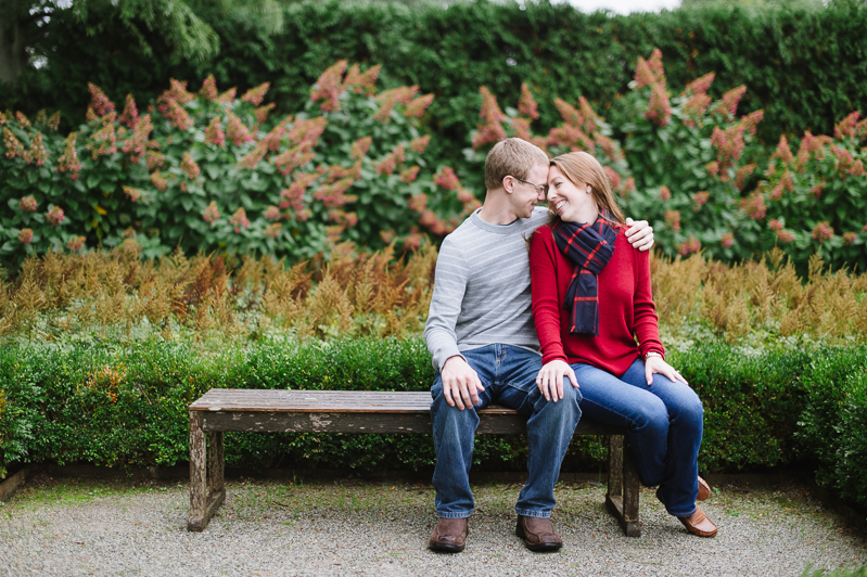 Rainy Day Engagement Pictures - Longwood Gardens Engagement Session