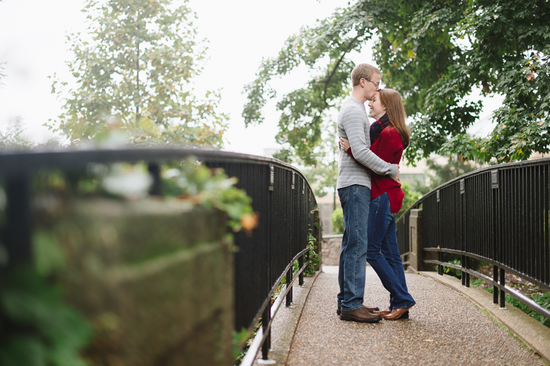 Rainy Day Engagement Pictures - Longwood Gardens Engagement Session