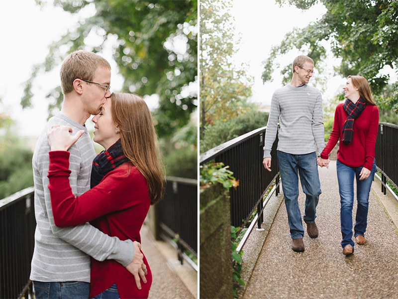 Rainy Day Engagement Pictures - Longwood Gardens Engagement Session