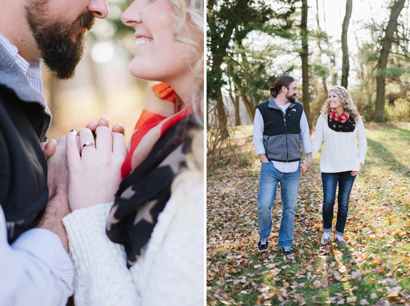 Goucher College Engagement Pictures - Towson Maryland Wedding Photographer: Natalie Franke Photography