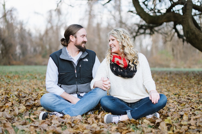 Goucher College Engagement Pictures - Towson Maryland Wedding Photographer: Natalie Franke Photography