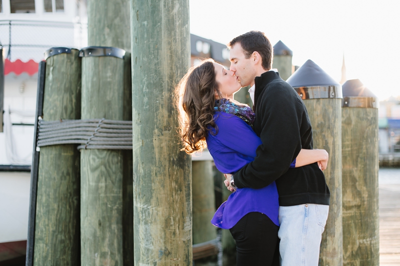 Romantic Autumn Engagement Pictures in Downtown Annapolis, Maryland - Natalie Franke Photography
