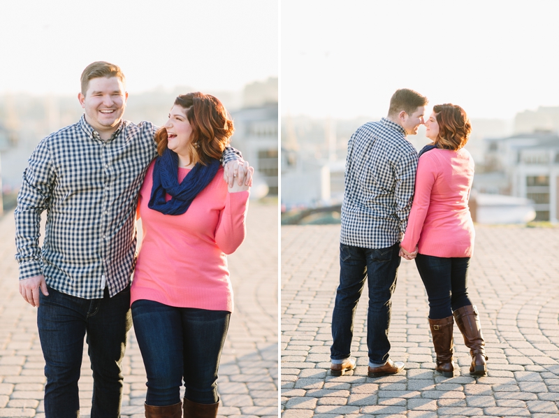 Federal Hill Engagement Pictures in Baltimore, Maryland | Natalie Franke Photography