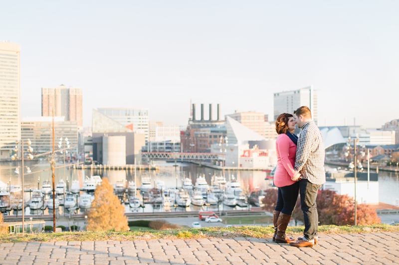 Federal Hill Engagement Pictures in Baltimore, Maryland | Natalie Franke Photography