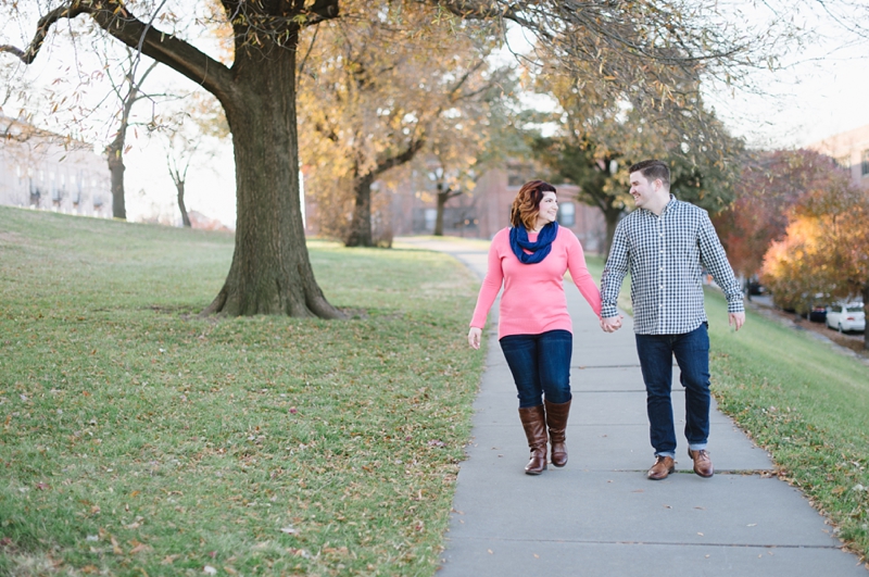 Federal Hill Engagement Pictures in Baltimore, Maryland | Natalie Franke Photography