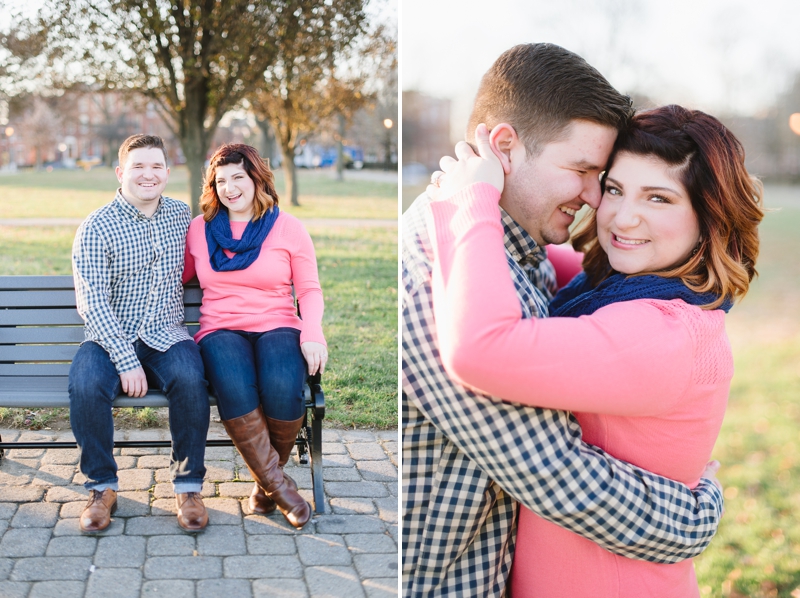 Federal Hill Engagement Pictures in Baltimore, Maryland | Natalie Franke Photography