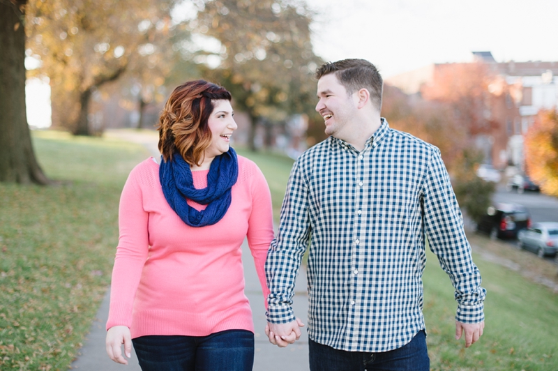 Federal Hill Engagement Pictures in Baltimore, Maryland | Natalie Franke Photography