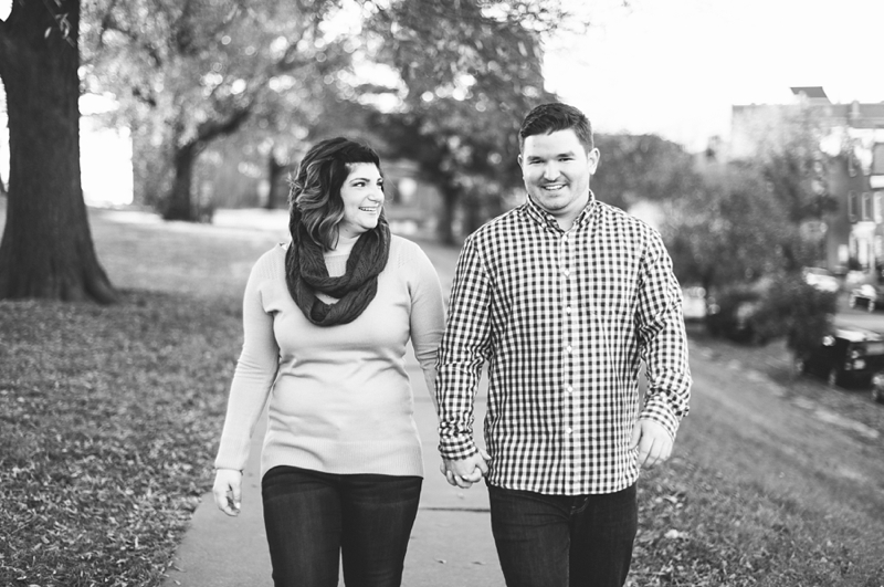 Federal Hill Engagement Pictures in Baltimore, Maryland | Natalie Franke Photography