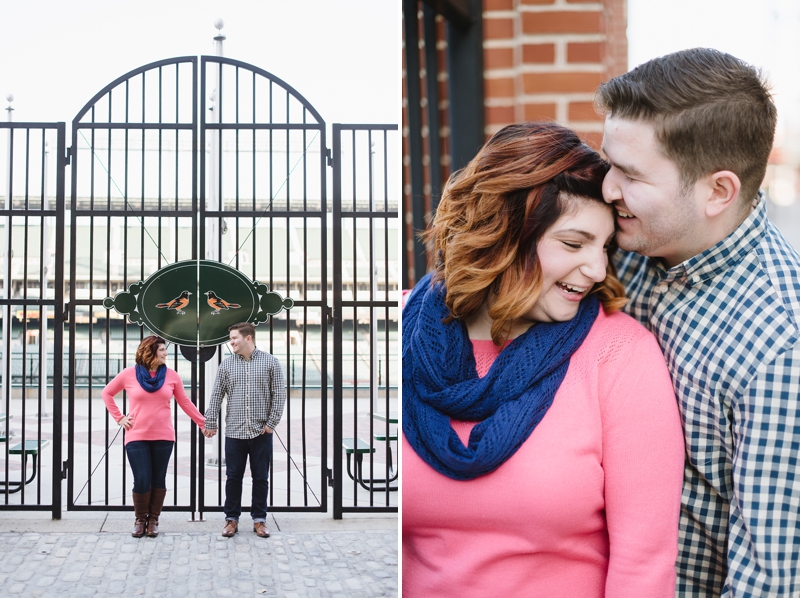 Orioles Engagement Pictures in Baltimore, Maryland | Natalie Franke Photography