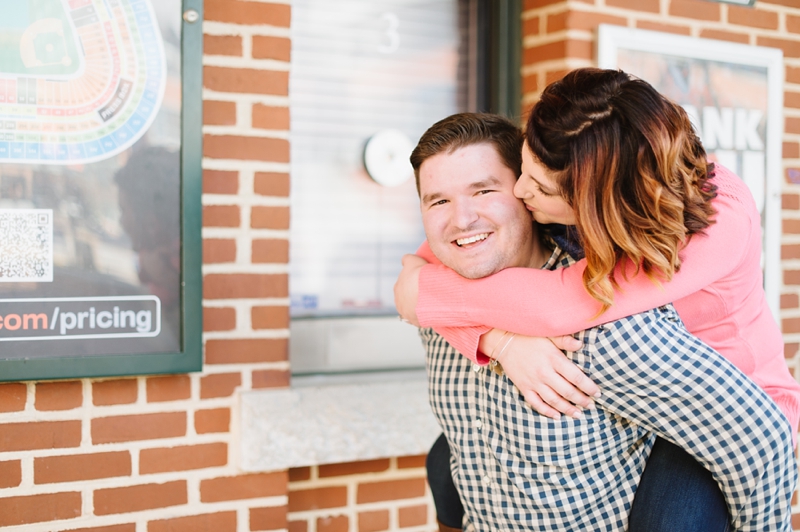 Federal Hill Engagement Pictures in Baltimore, Maryland | Natalie Franke Photography