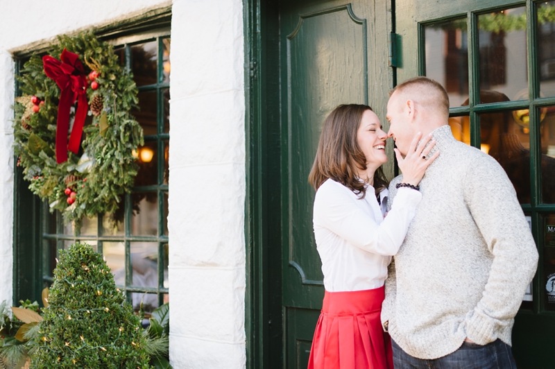 Winter Engagement Pictures in Downtown Annapolis, Maryland by Natalie Franke Photography