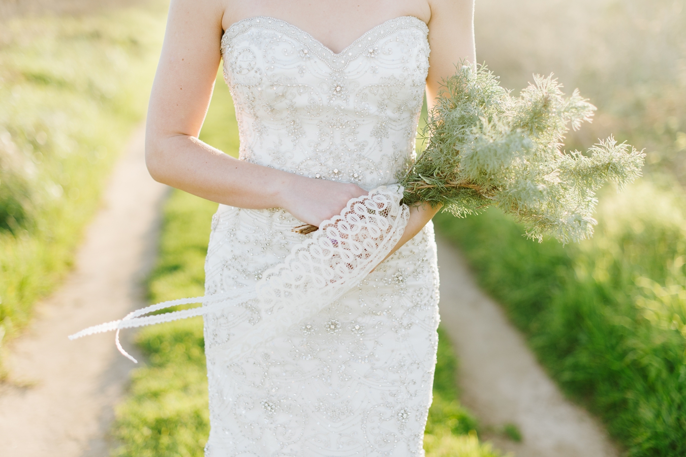 Coastal Wedding Inspiration in California | Enaura Bridal Gowns by Natalie Franke Photography