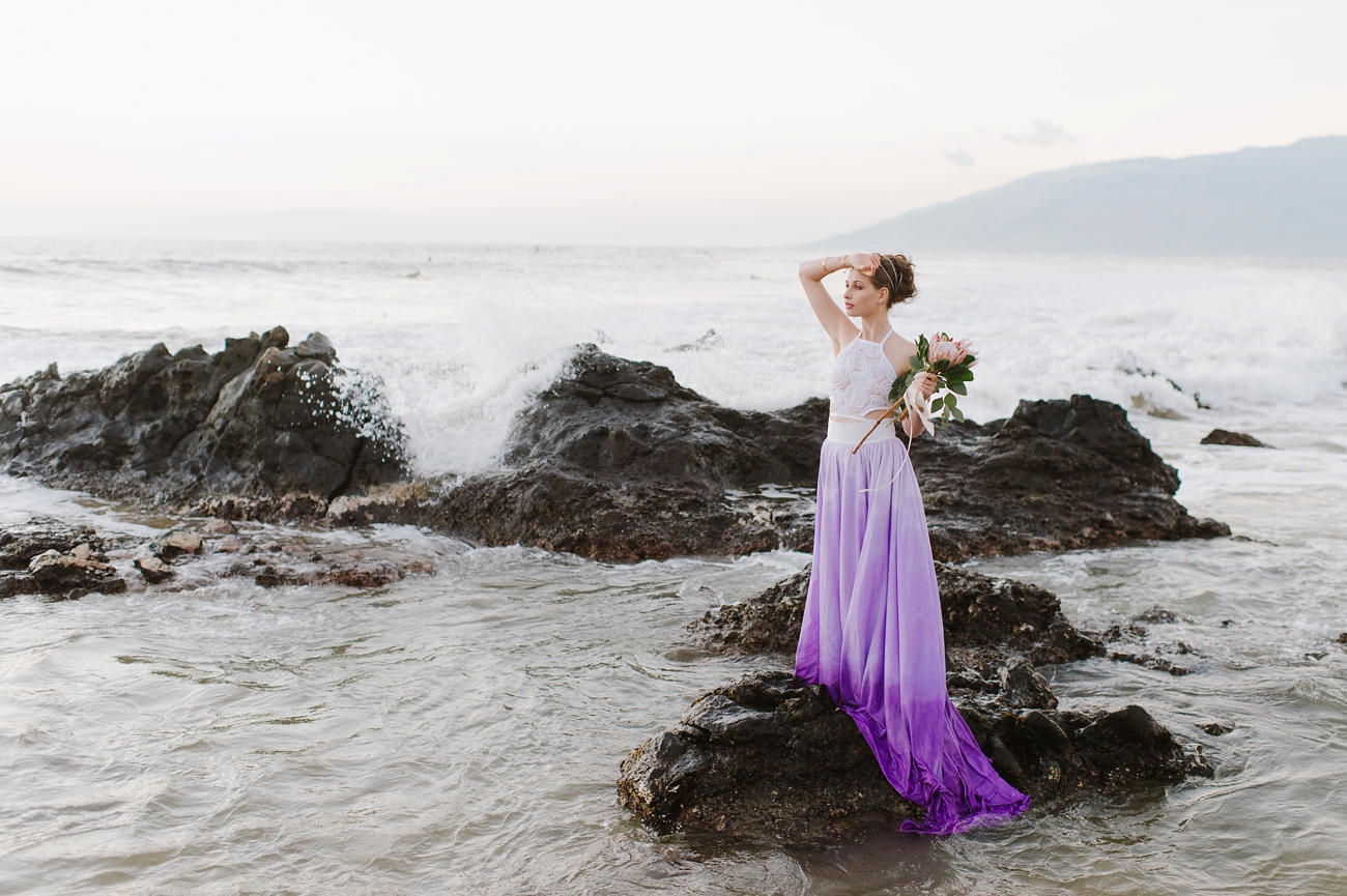 Hawaii Destination Wedding Photographer Opihi Love Shoot
