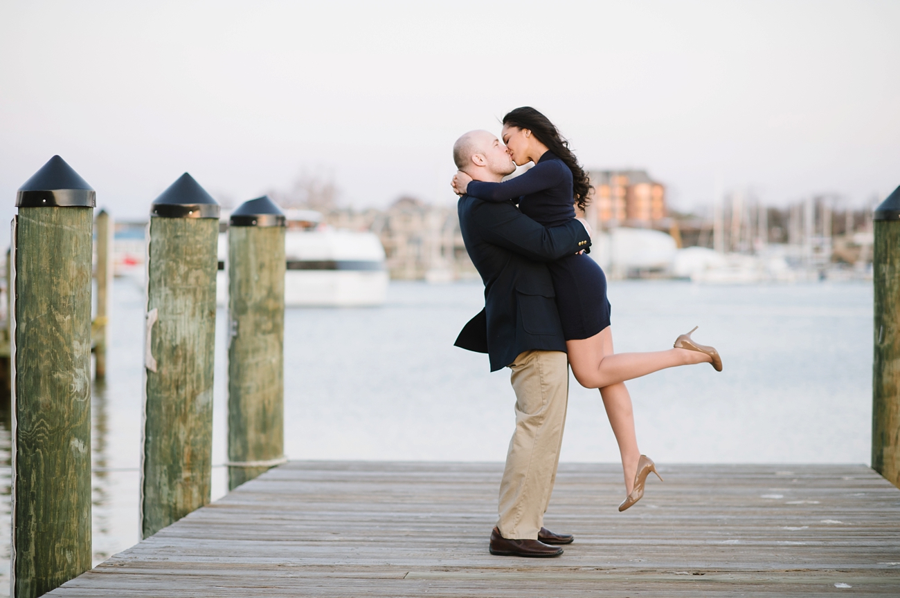 Downtown Annapolis Engagement Pictures by Natalie Franke Photography
