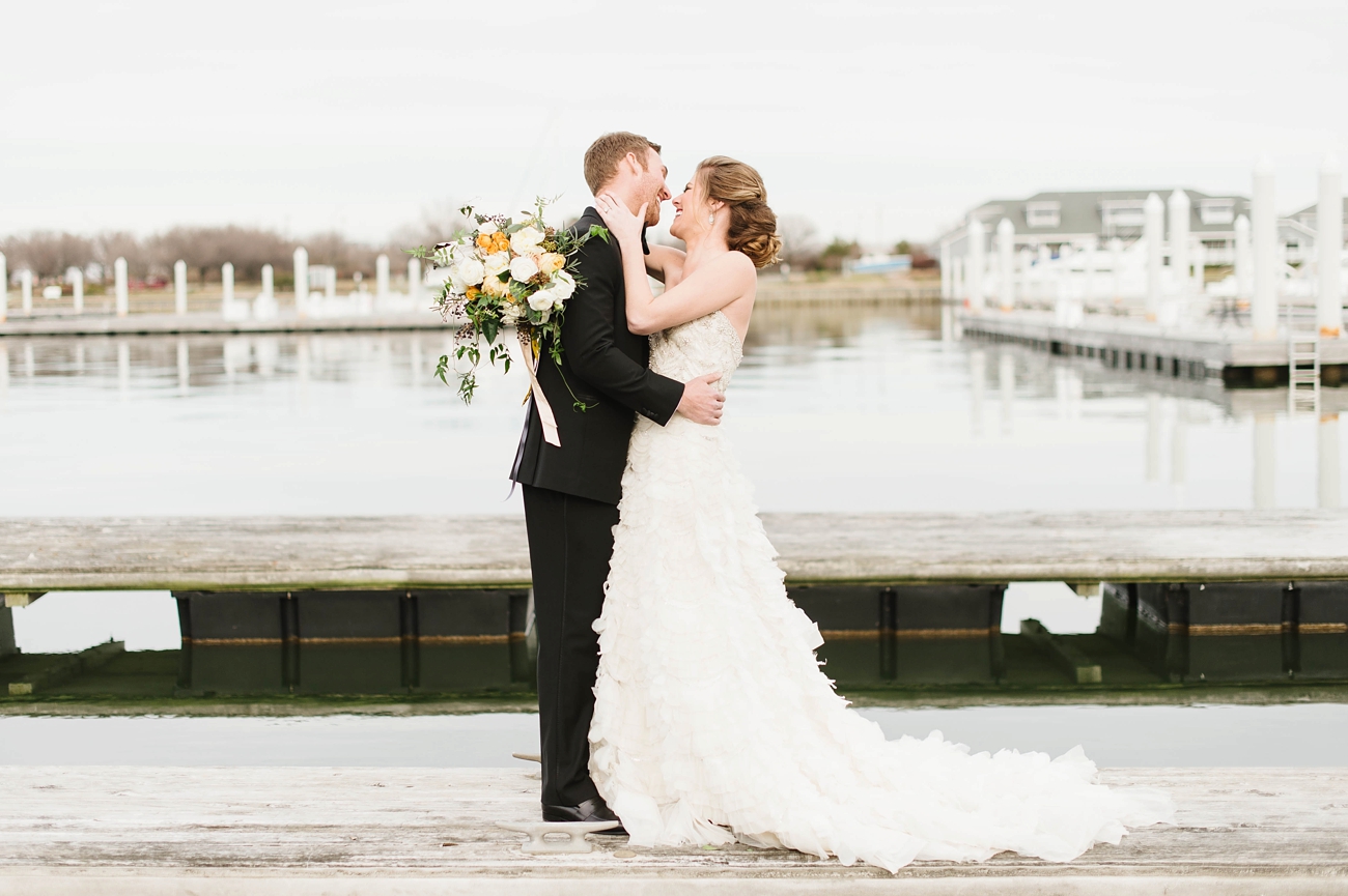 Coastal Wedding Inspiration | Bow Ties and Bubbly Chesapeake Bay Beach Club Wedding by Natalie Franke Photography