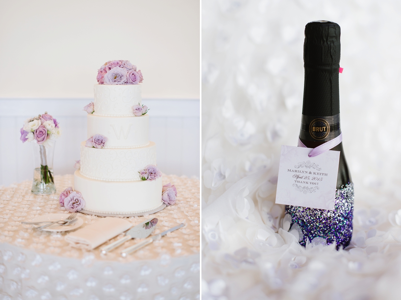 Chesapeake Bay Beach Club Wedding | Purple Spring Wedding Inspiration by Natalie Franke
