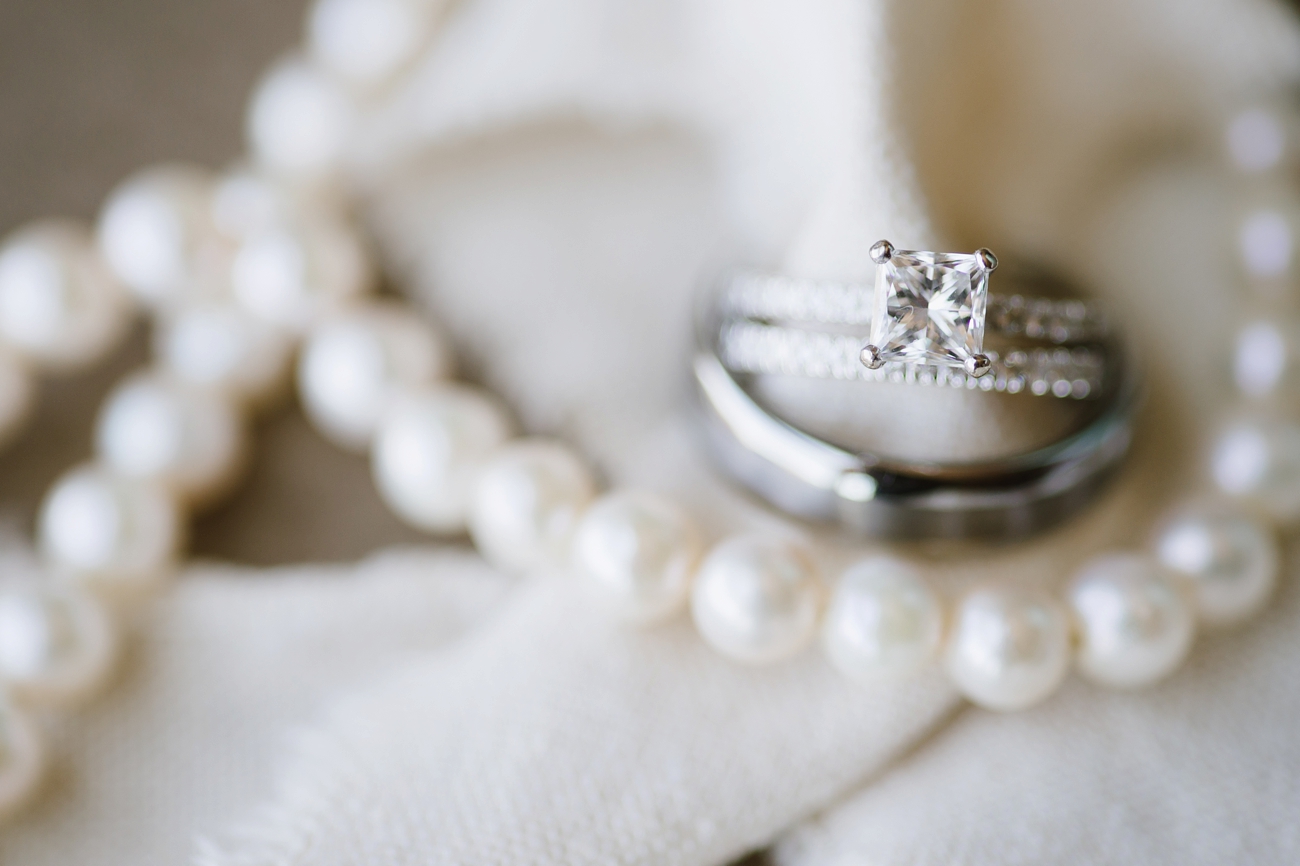 Gorgeous Princess Cut Engagement Ring | Natalie Franke Photography