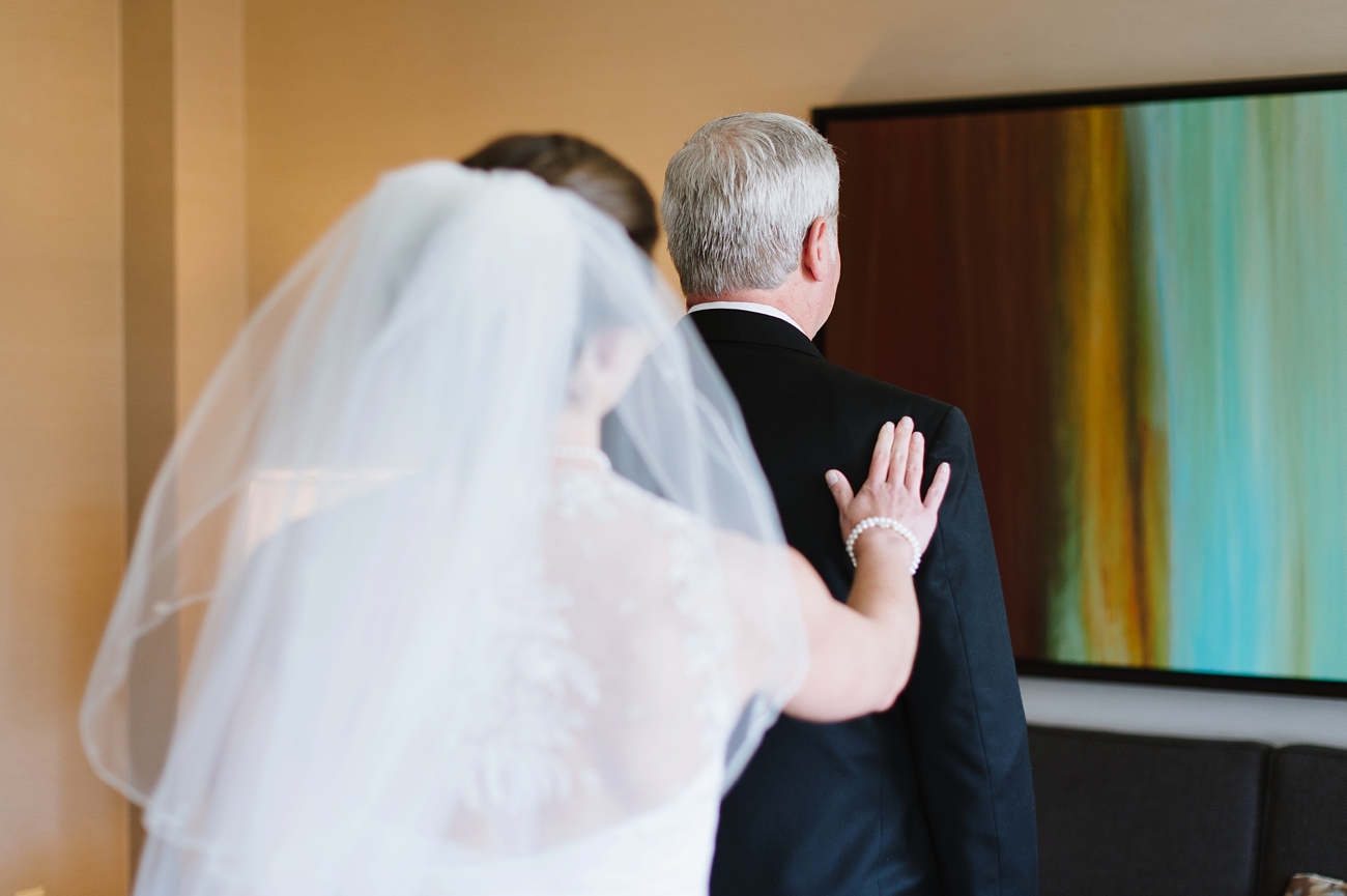 Father Daughter First Look in Annapolis, Maryland | Natalie Franke Photography