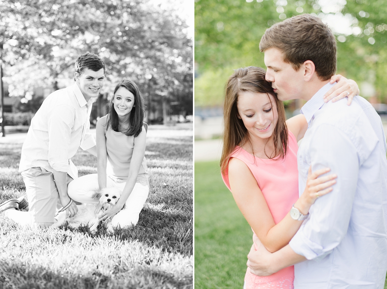 Romantic Spring Engagement Pictures in Fells Point, Baltimore | Natalie Franke Photography