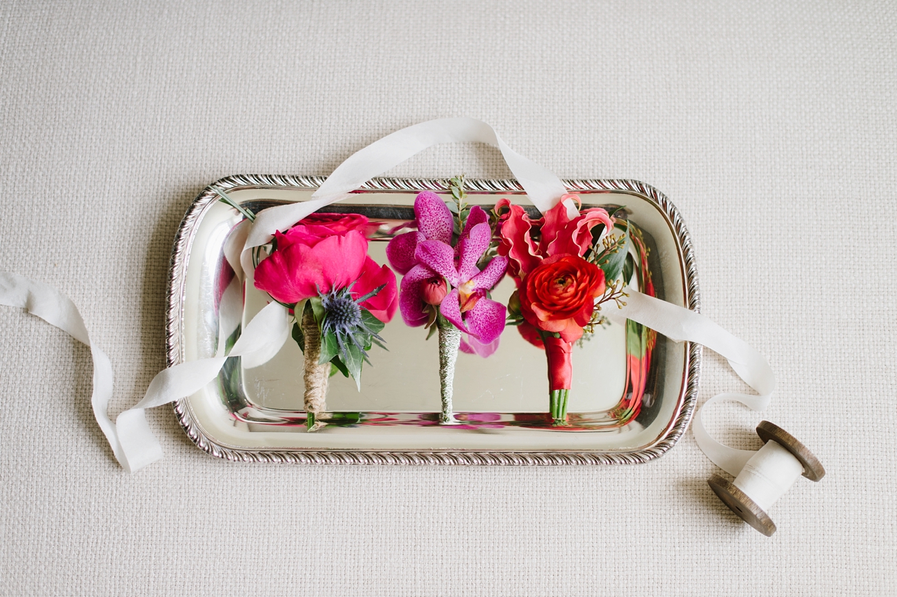 Vintage Hot Air Balloon Wedding Shoot with Magenta, Pomegranate, and Rose Red Tones