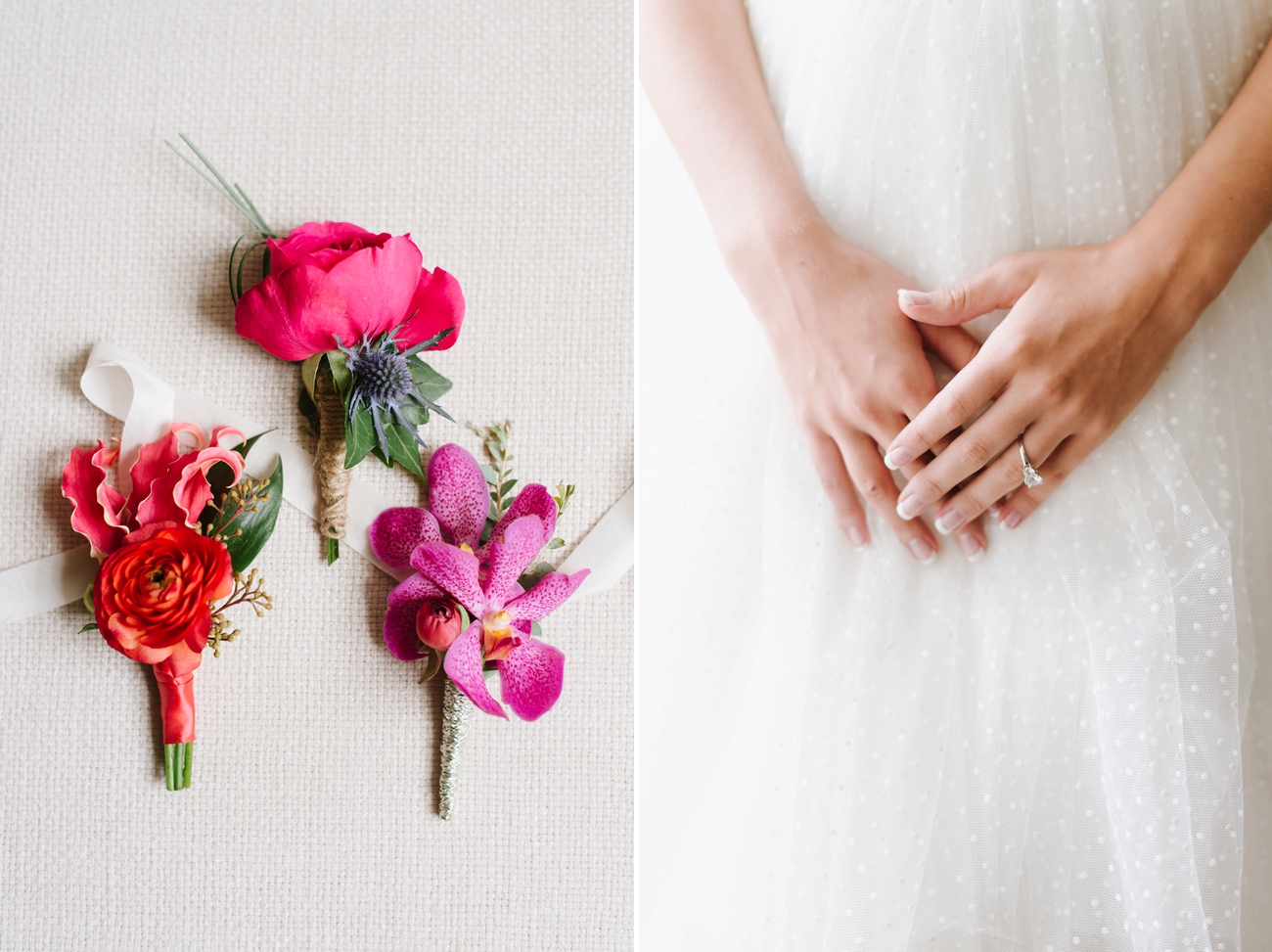 Vintage Hot Air Balloon Wedding Shoot with Magenta, Pomegranate, and Rose Red Tones