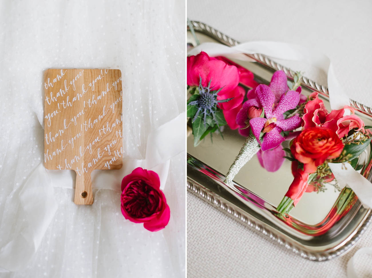 Vintage Hot Air Balloon Wedding Shoot with Magenta, Pomegranate, and Rose Red Tones