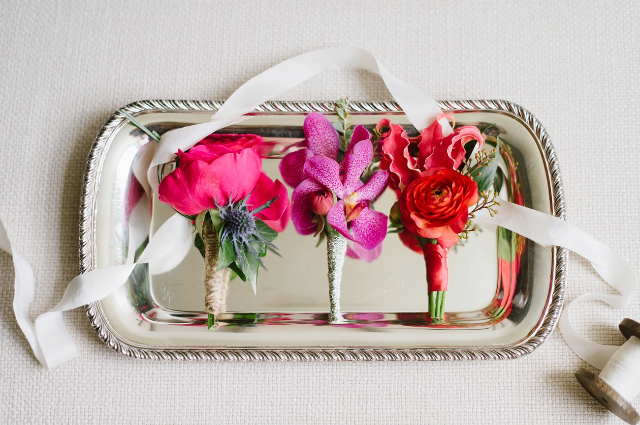 Vintage Hot Air Balloon Wedding Shoot with Magenta, Pomegranate, and Rose Red Tones