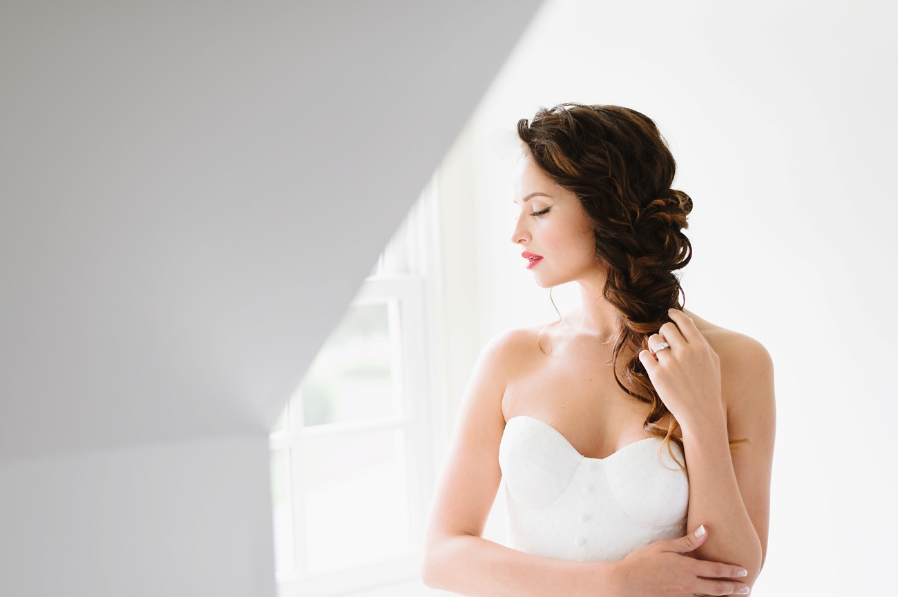 Vintage Hot Air Balloon Wedding Shoot with Magenta, Pomegranate, and Rose Red Tones