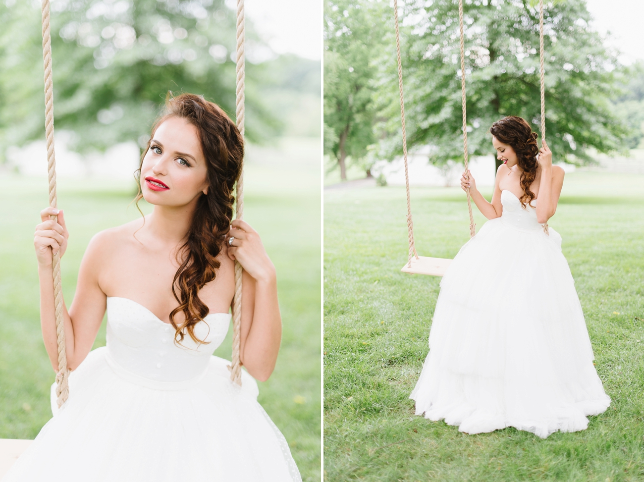 Vintage Hot Air Balloon Wedding Shoot with Magenta, Pomegranate, and Rose Red Tones