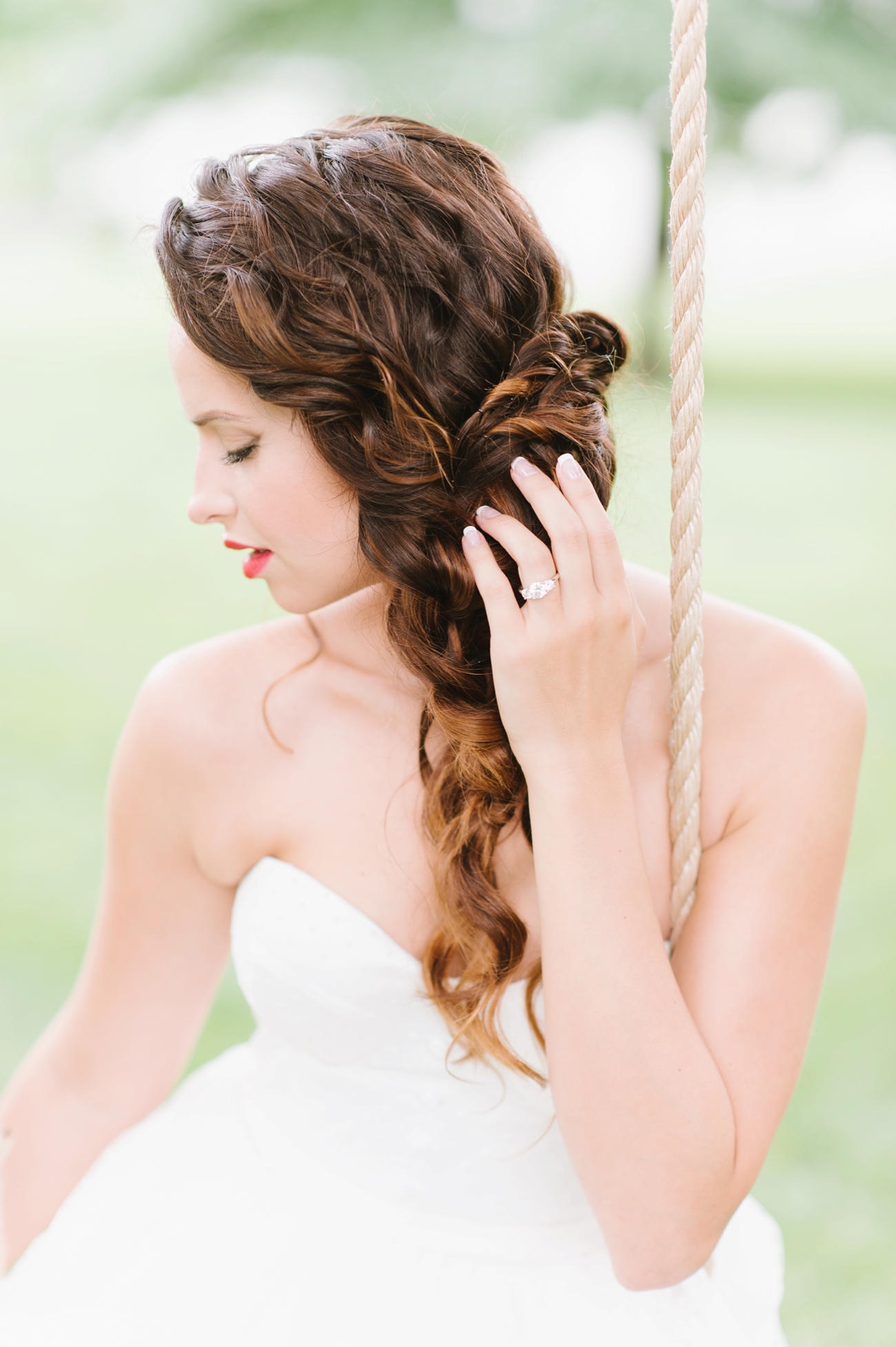 Vintage Hot Air Balloon Wedding Shoot with Magenta, Pomegranate, and Rose Red Tones