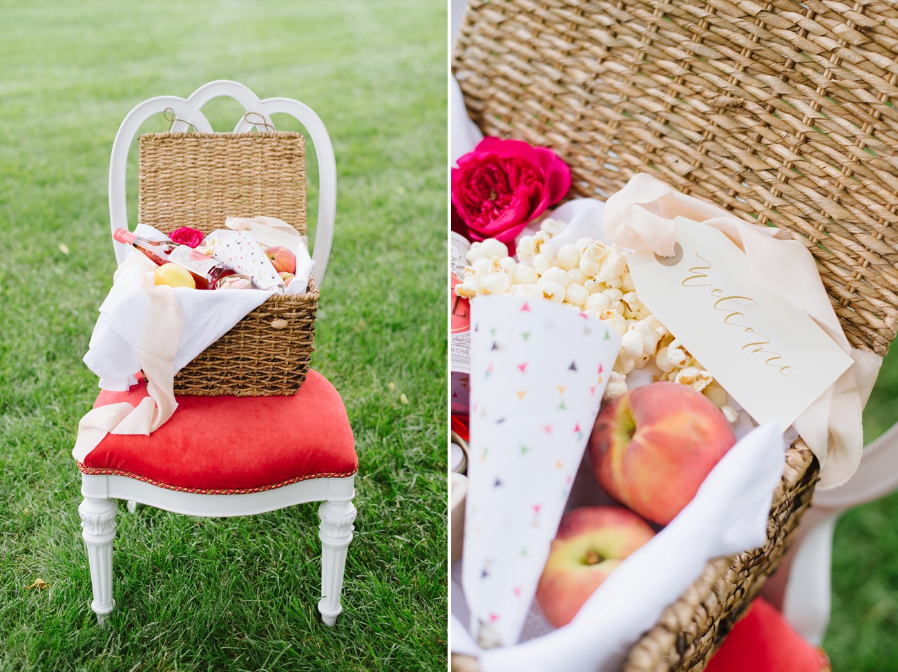 Vintage Hot Air Balloon Wedding Shoot with Magenta, Pomegranate, and Rose Red Tones