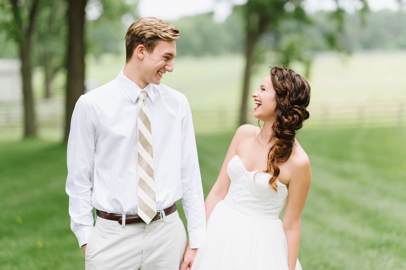 Vintage Hot Air Balloon Wedding Shoot with Magenta, Pomegranate, and Rose Red Tones