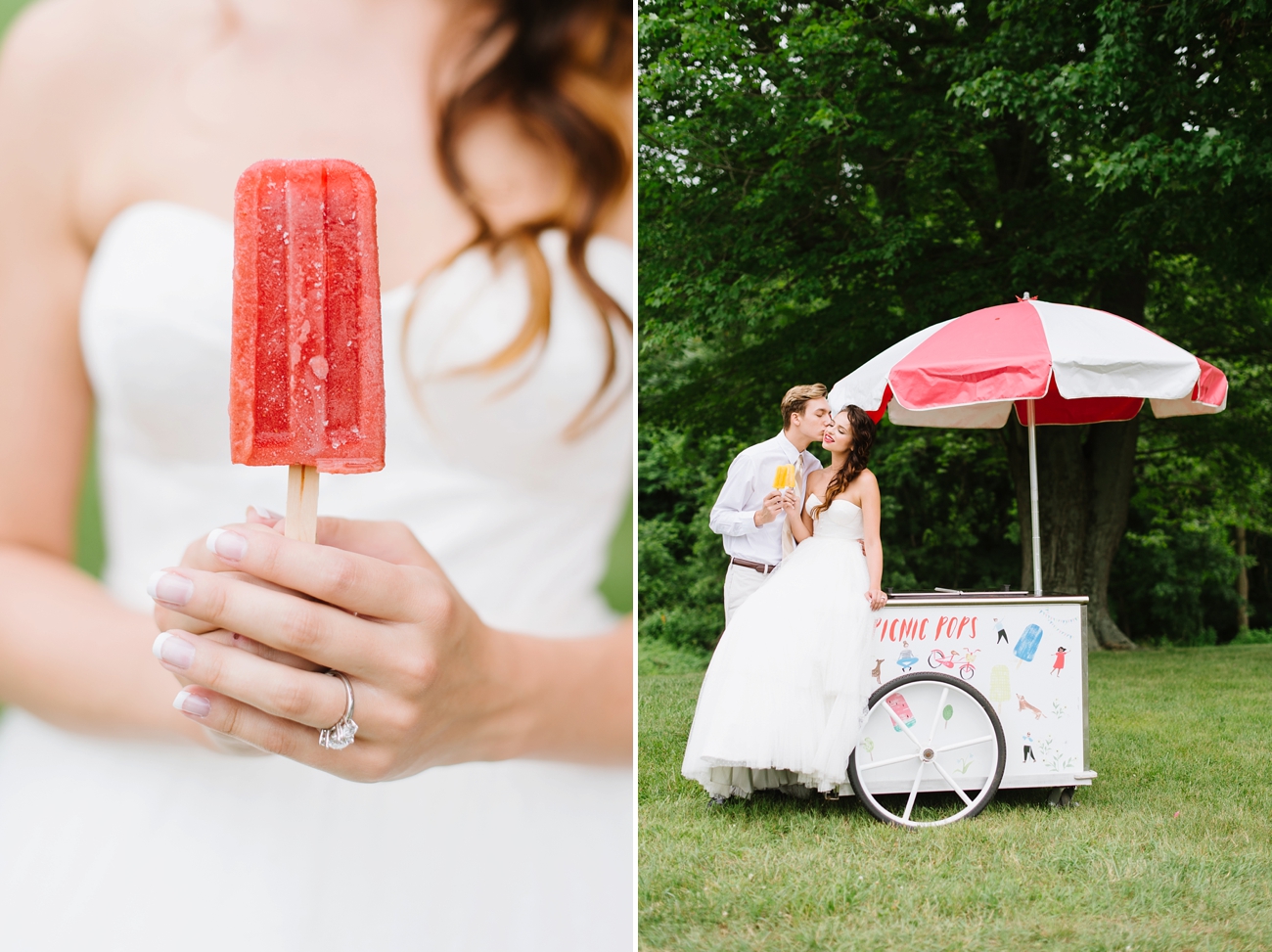 Vintage Hot Air Balloon Wedding Shoot with Magenta, Pomegranate, and Rose Red Tones