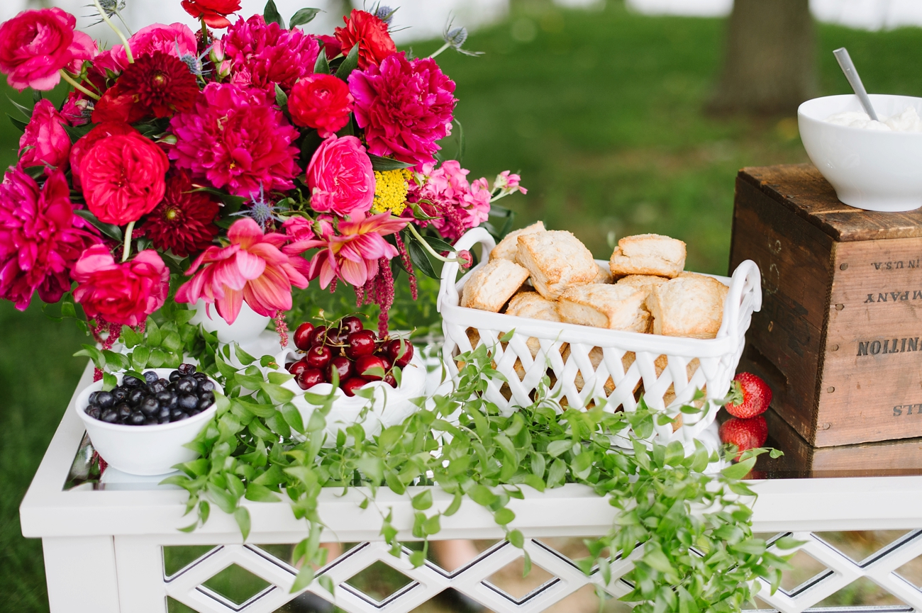 Vintage Hot Air Balloon Wedding Shoot with Magenta, Pomegranate, and Rose Red Tones