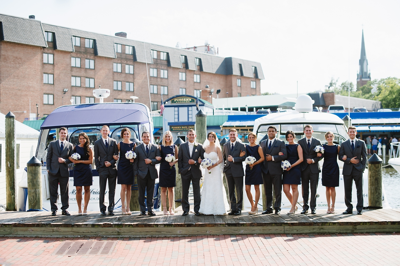 Nautical Annapolis Marriott Wedding - Natalie Franke Photography
