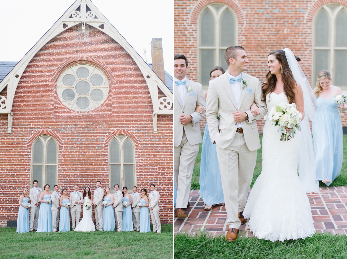 Wedding at St. Peter the Apostle Church in Queenstown, Maryland by Natalie Franke Photography