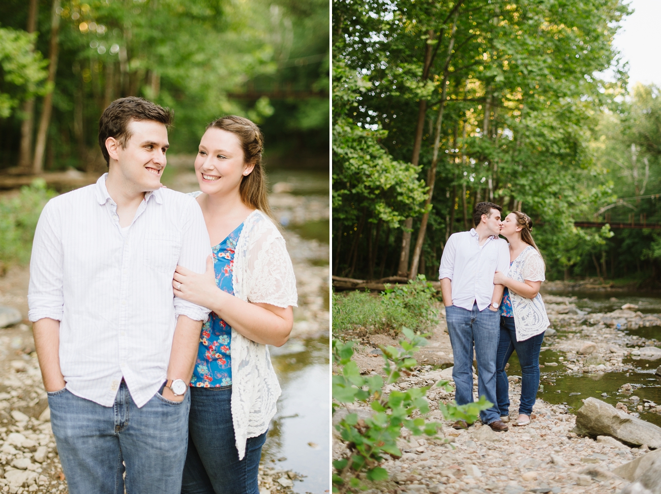 Patapsco Valley State Park Engagement Pictures | Woodland Inspiration