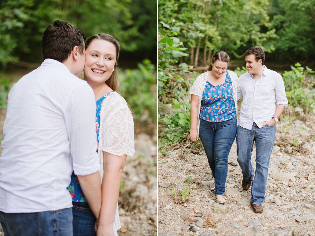 Patapsco Valley State Park Engagement Pictures | Woodland Inspiration