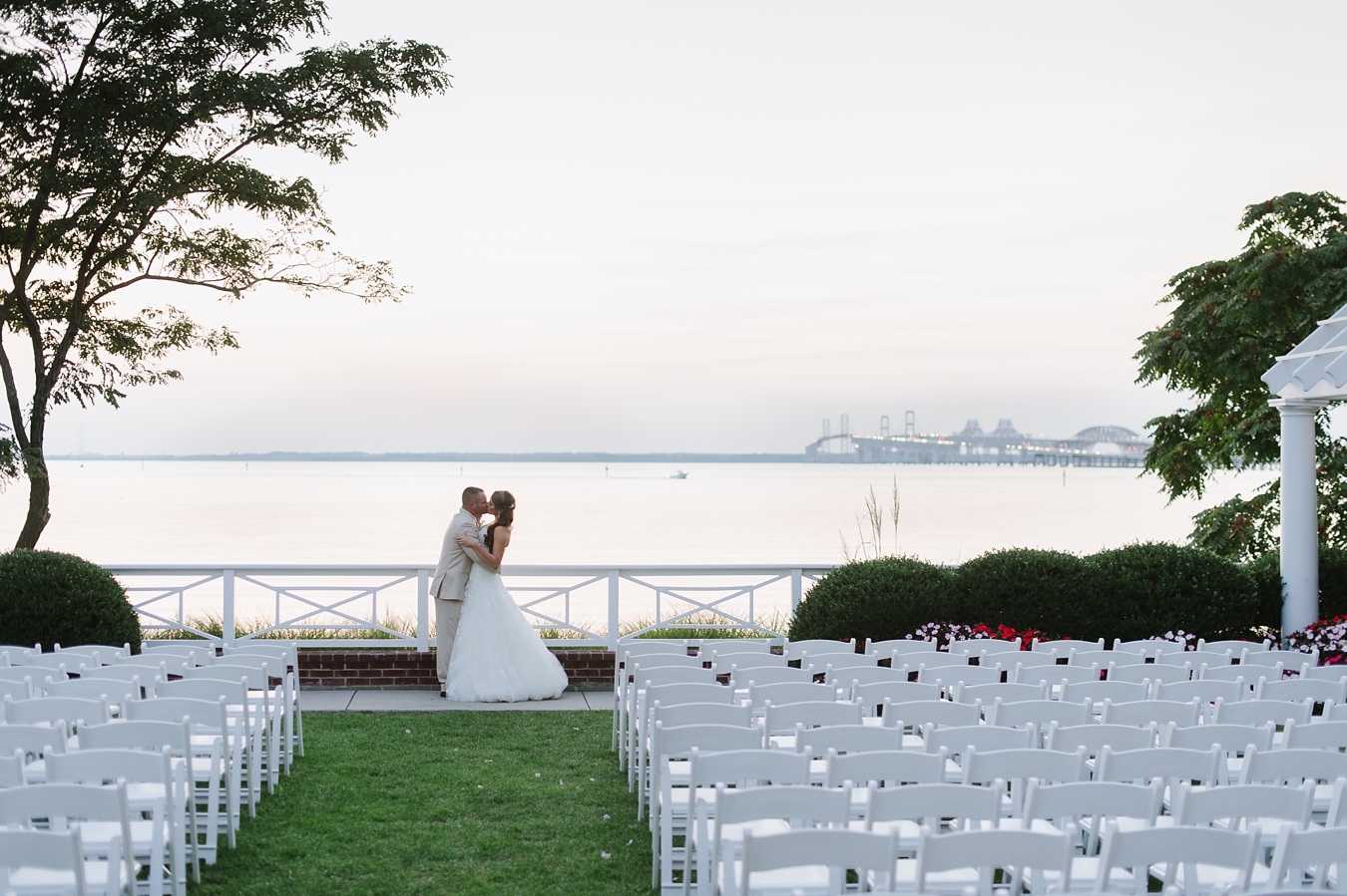 Chesapeake Bay Beach Club Wedding | Natalie Franke Photography