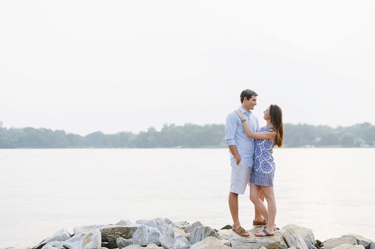 Romantic Eastport Engagement Pictures in Annapolis, Maryland | Natalie Franke Photography