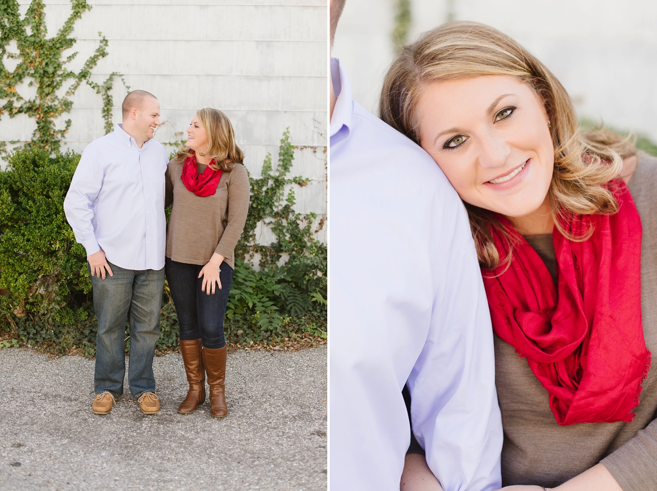 Autumn Anniversary Session for Newlywed Couple in Annapolis