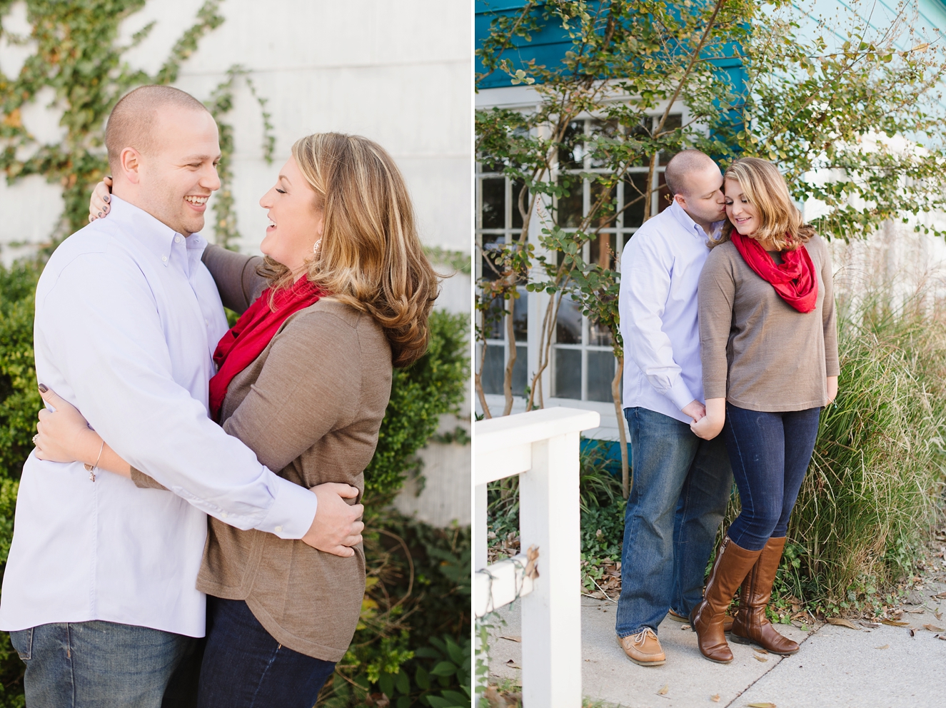 Autumn Anniversary Session for Newlywed Couple in Annapolis