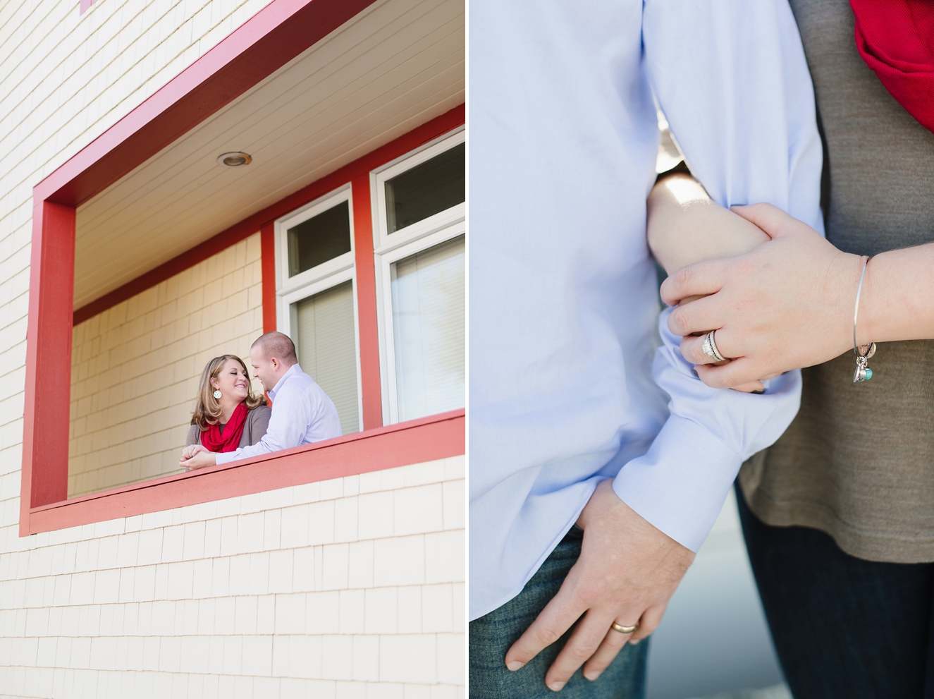 Autumn Anniversary Session for Newlywed Couple in Annapolis