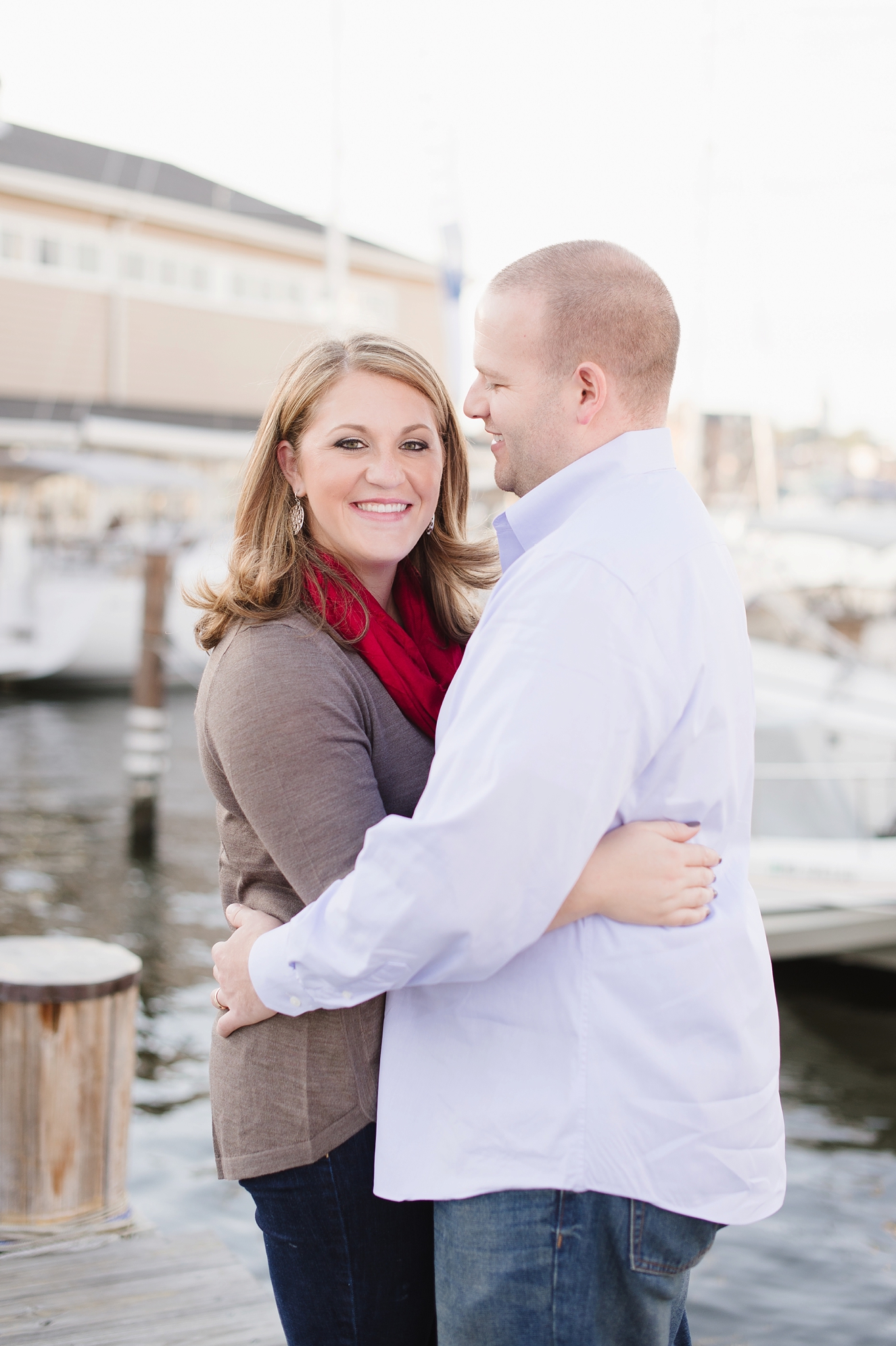 Autumn Anniversary Session for Newlywed Couple in Annapolis