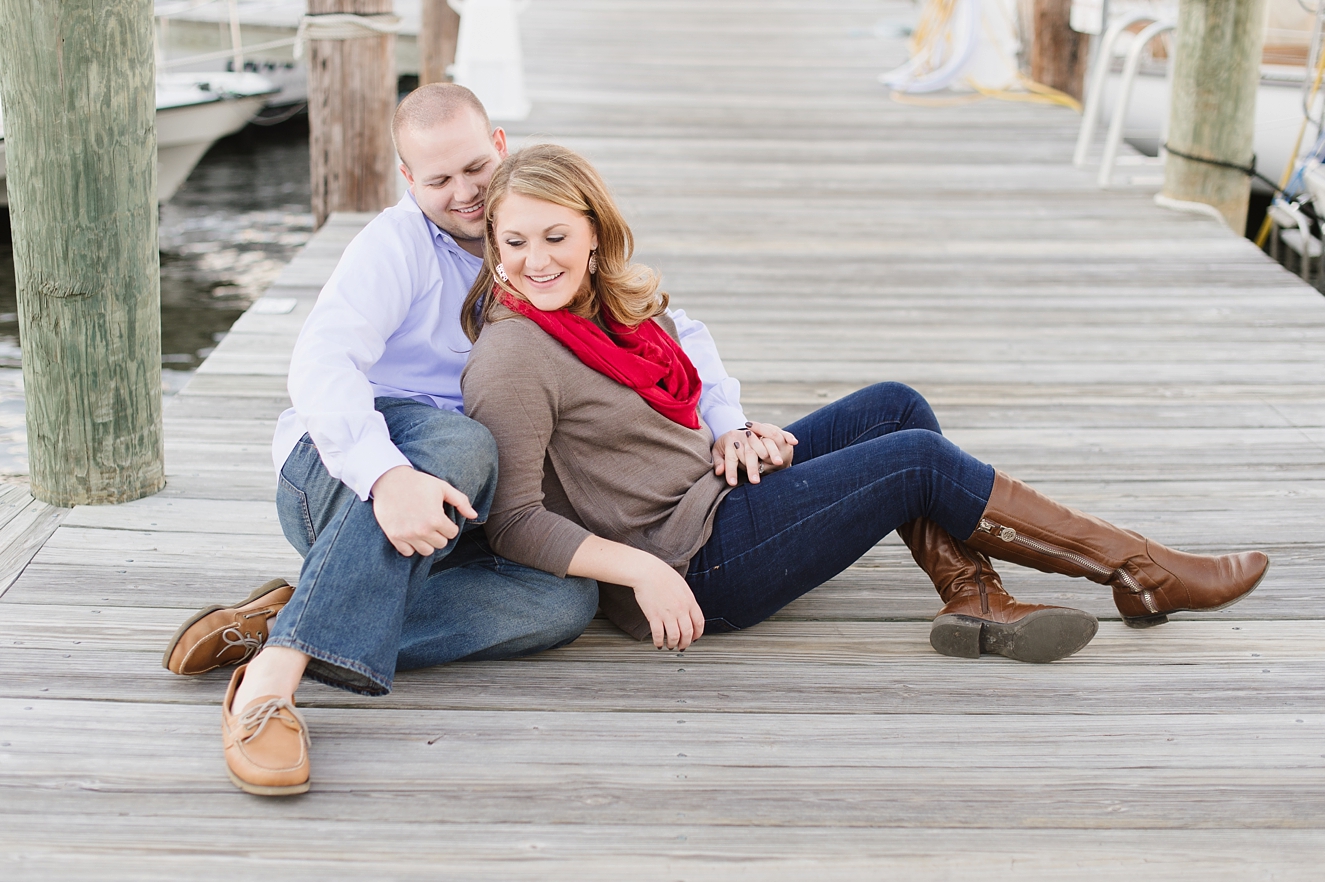 Autumn Anniversary Session for Newlywed Couple in Annapolis