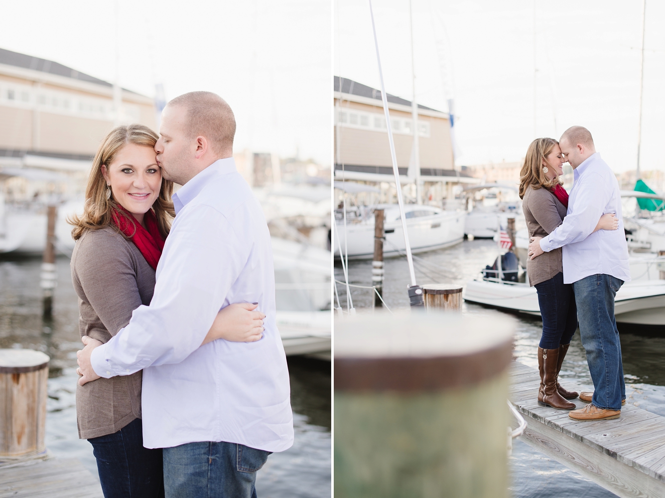 Autumn Anniversary Session for Newlywed Couple in Annapolis