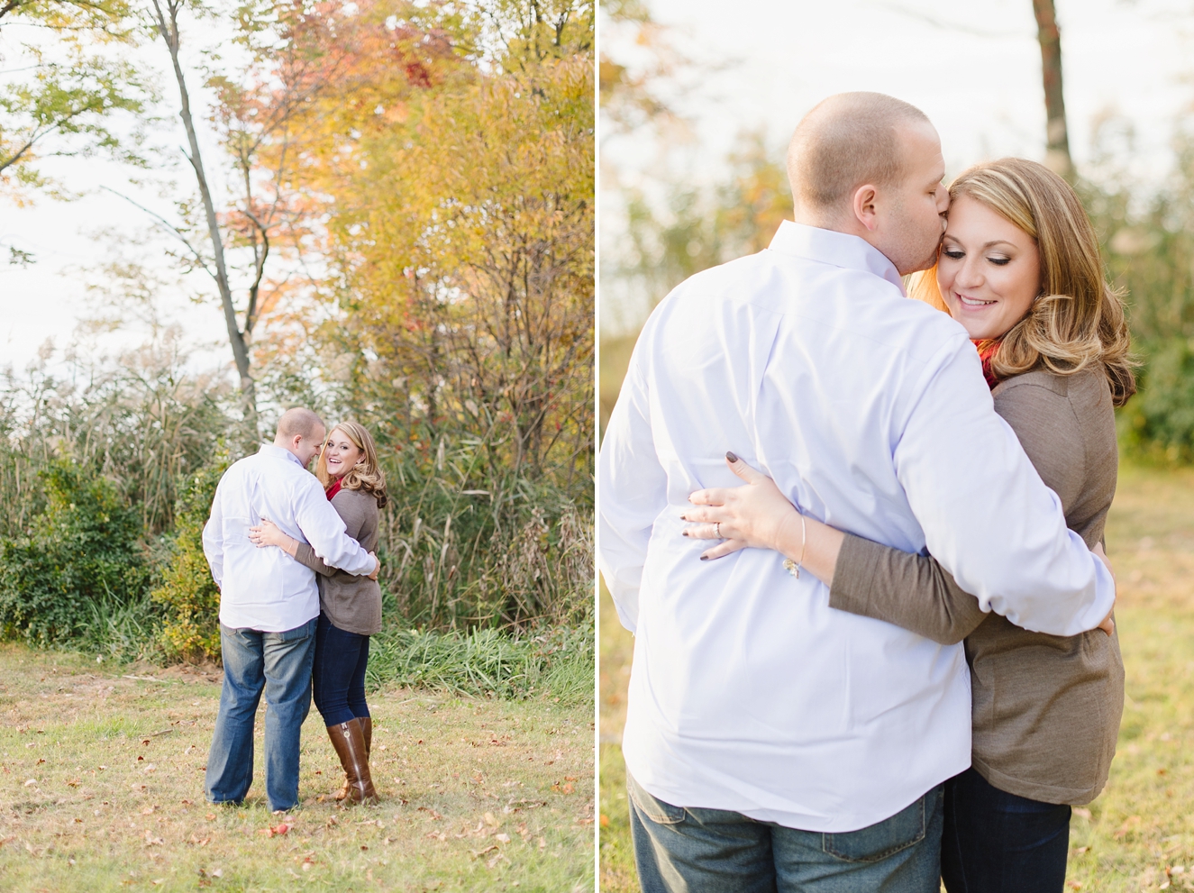 Autumn Anniversary Session for Newlywed Couple in Annapolis