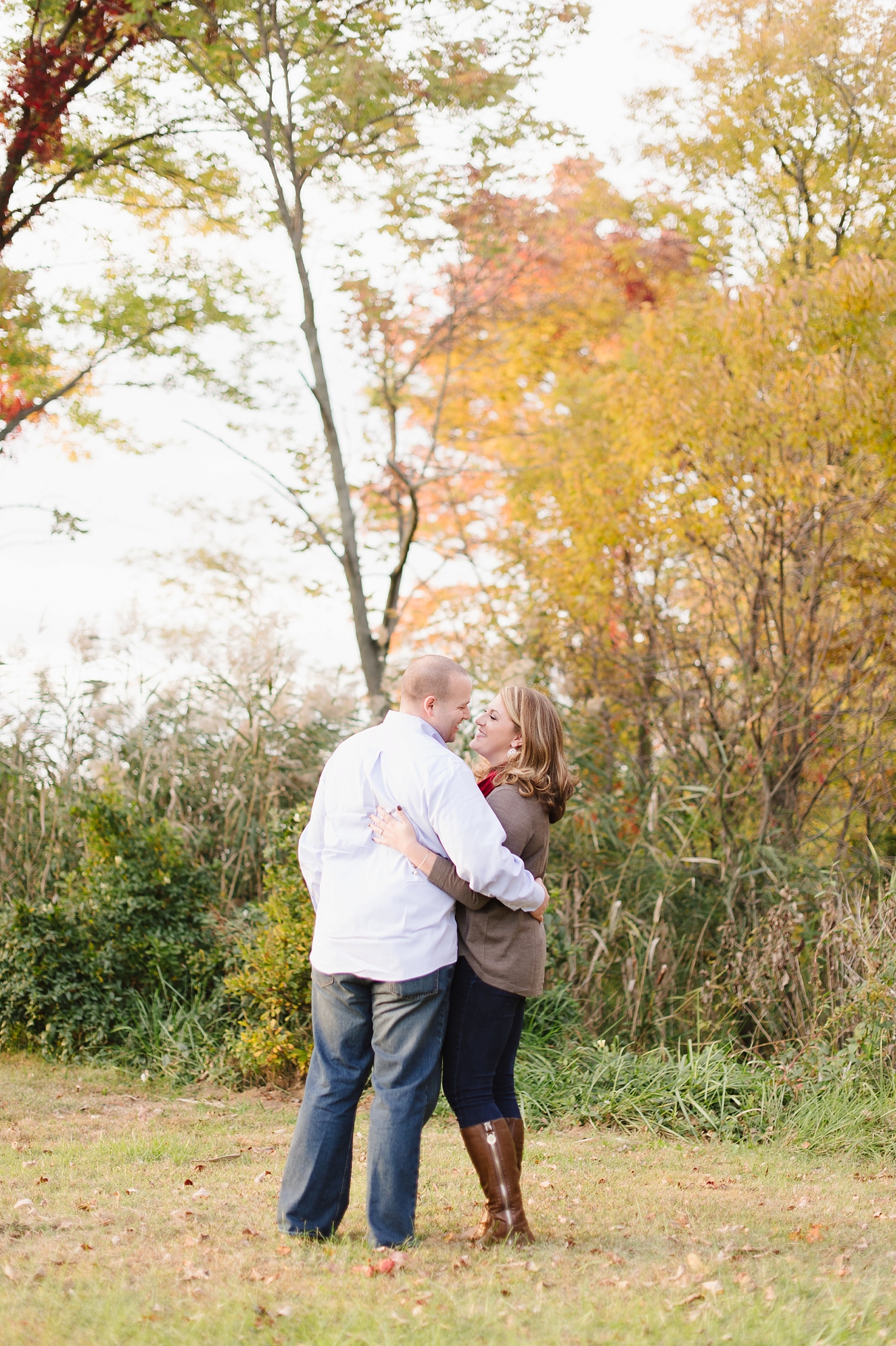 Autumn Anniversary Session for Newlywed Couple in Annapolis