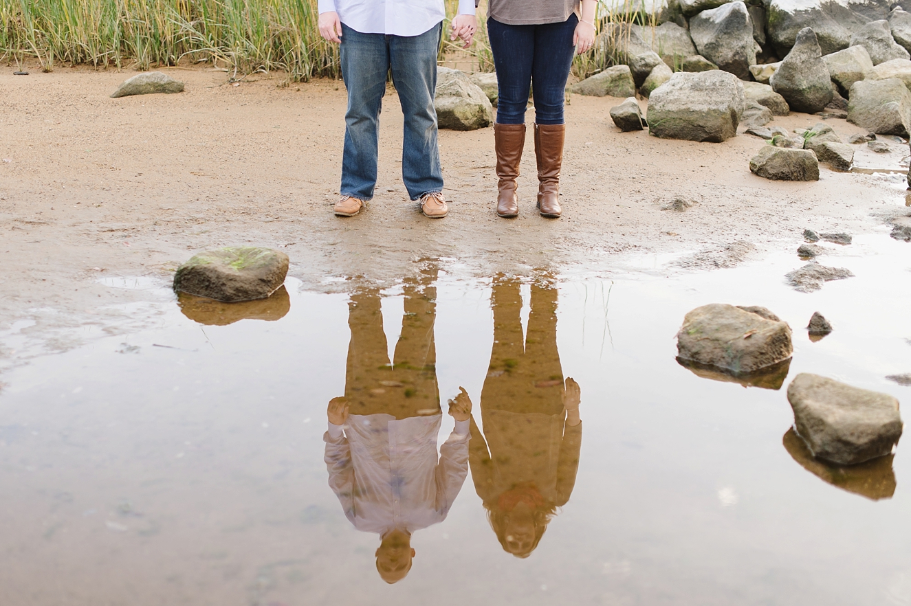 Autumn Anniversary Session for Newlywed Couple in Annapolis