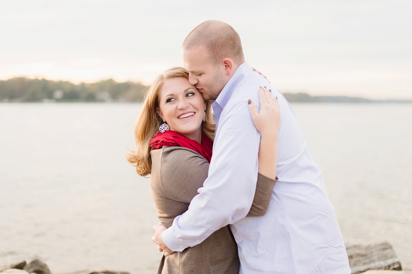 Autumn Anniversary Session for Newlywed Couple in Annapolis